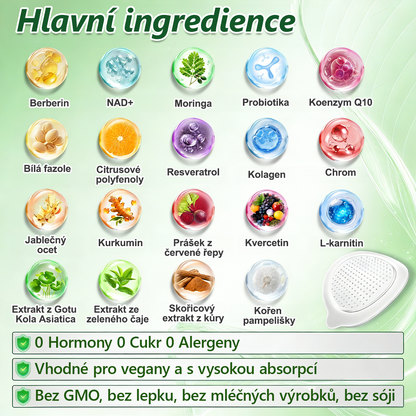 🍀🛡️ Oficiální vlajkový obchod | 💜💜 𝑨𝑵𝑮𝑬𝑳𝑻𝑹𝑨𝑷® Moringa × berberin × AMPK 10 v 1 — nanomikrojehličkové náplasti na podporu hubnutí 🇨🇿 Stačí 1× denně ✅ Výsledky již za 7 dní — podpora při nadváze, pro zdraví srdce a cév a péči o klouby